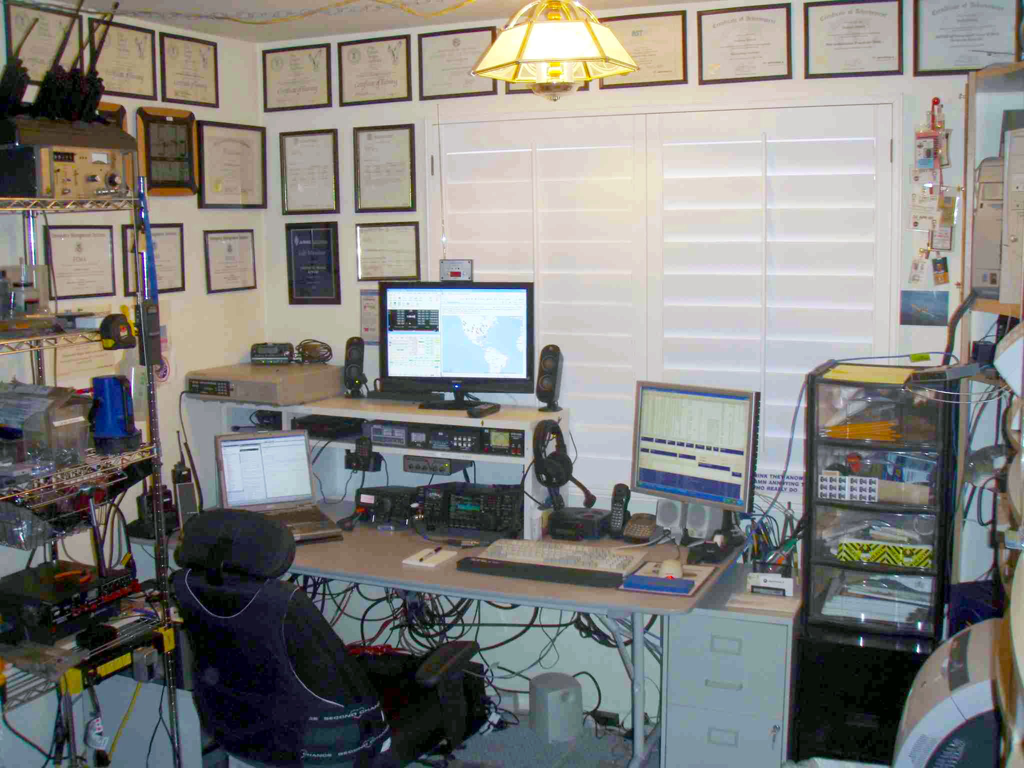 Amateur radio setup