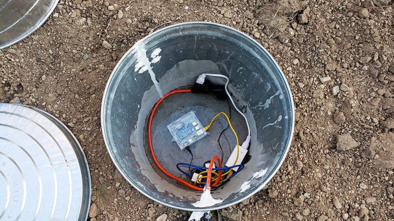 Seismograph-vault-power Adding power to the seismograph vault