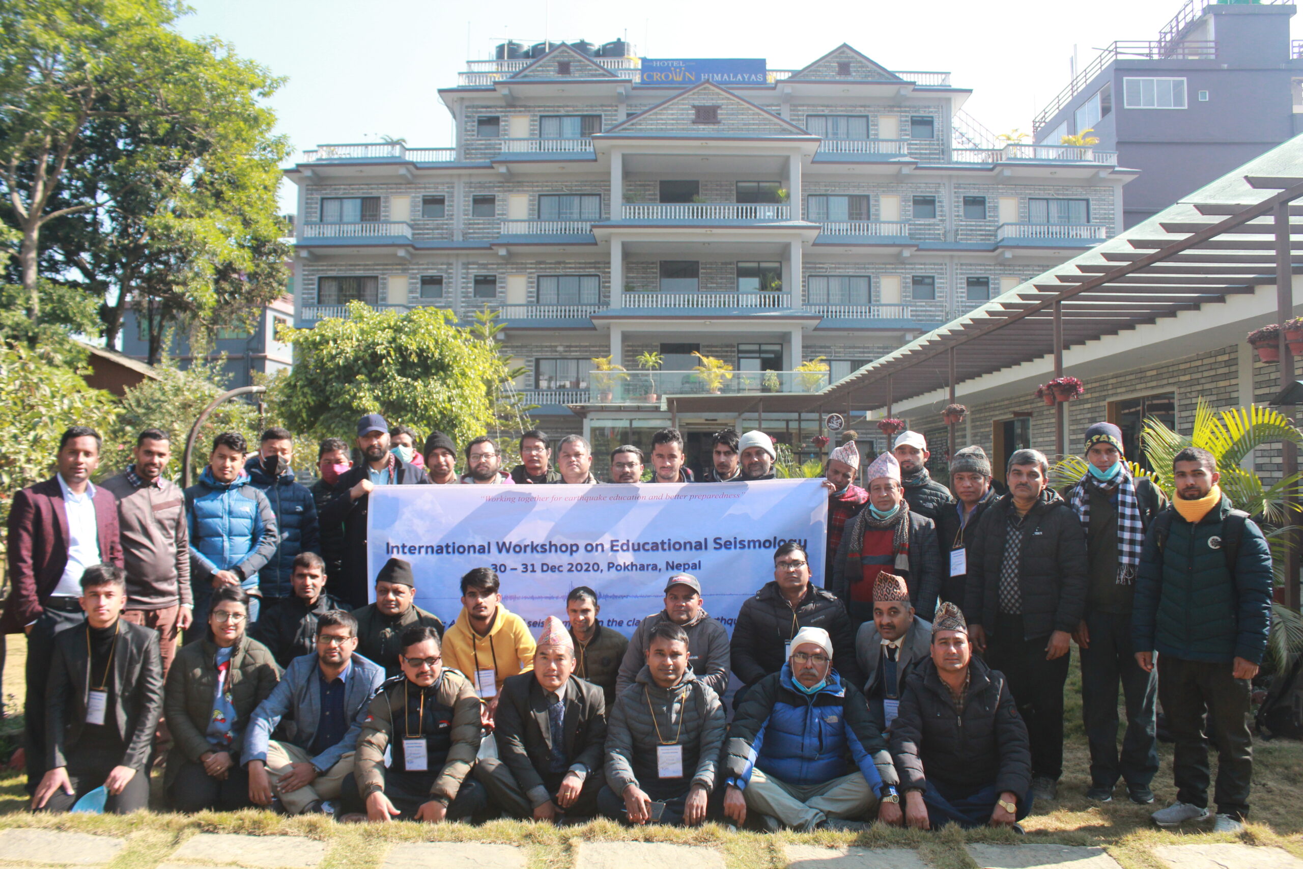 Participants at the International Workshop on Educational Seismology in Nepal